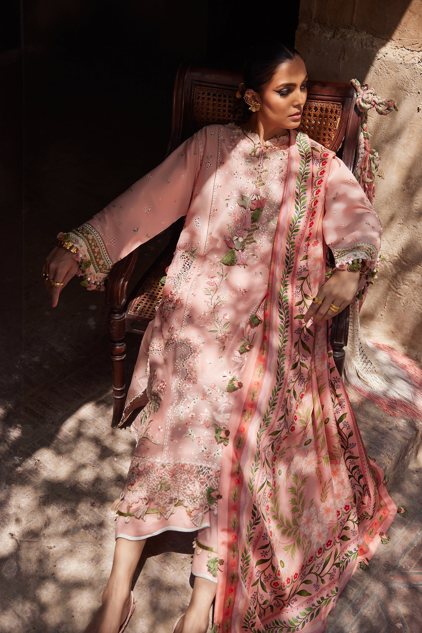 Elan Unstitched 3 Piece Luxury Lawn Collection'2025-01-A-Serene