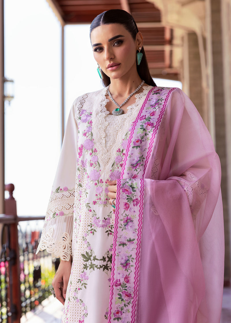 Bloom By Saira Shakira Unstitched 3 Piece Luxury Lawn Collection'2025-01-A-Zerene