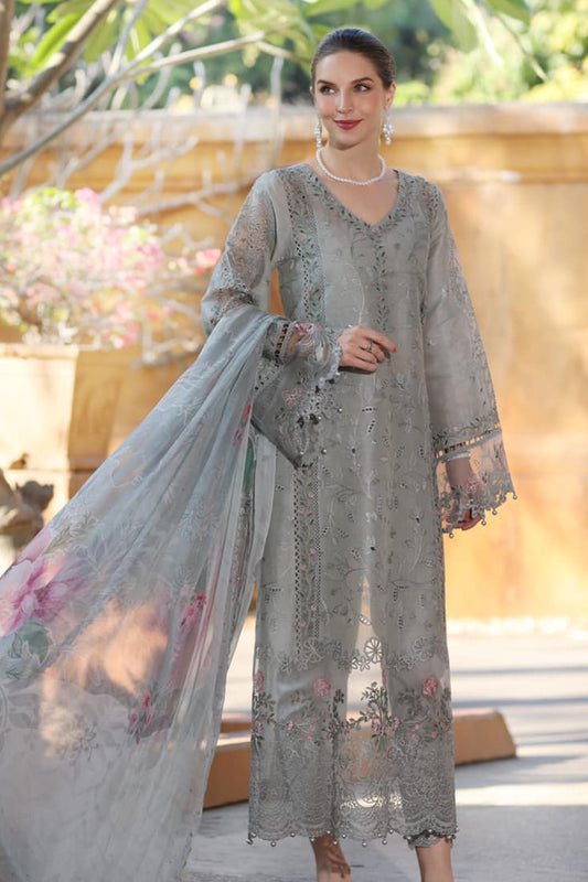 Noor By Saadia Asad Unstitched 3 Piece Eid Luxury Laserkari Collection'2025-01-A