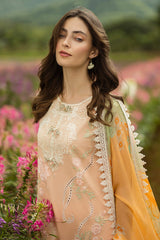 The Secret Garden Hemline By Mushq Unstitched 3 Piece Summer Collection'2025-01-B-Moonlit Petals