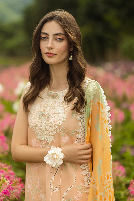 The Secret Garden Hemline By Mushq Unstitched 3 Piece Summer Collection'2025-01-B-Moonlit Petals