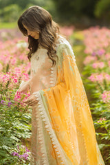 The Secret Garden Hemline By Mushq Unstitched 3 Piece Summer Collection'2025-01-B-Moonlit Petals