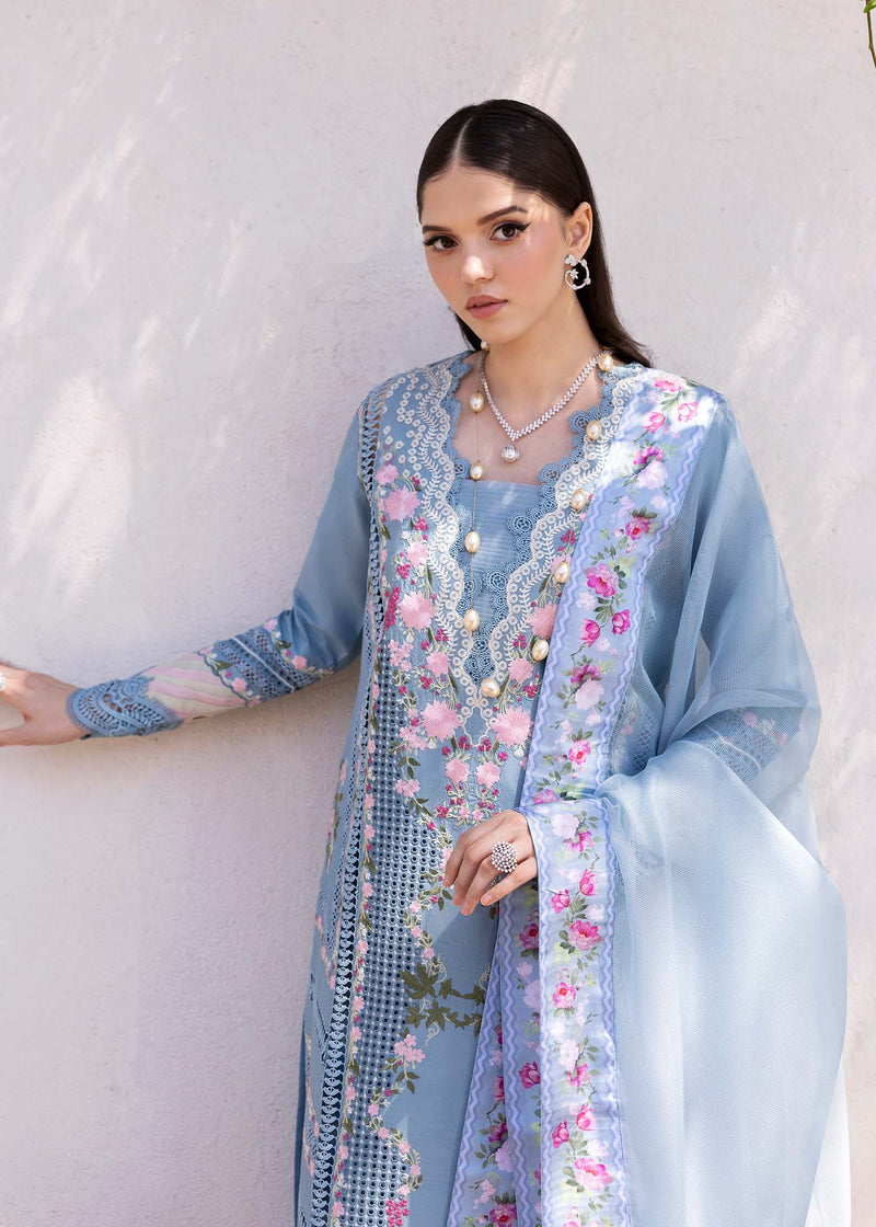 Bloom By Saira Shakira Unstitched 3 Piece Luxury Lawn Collection'2025-01-B-Zerene