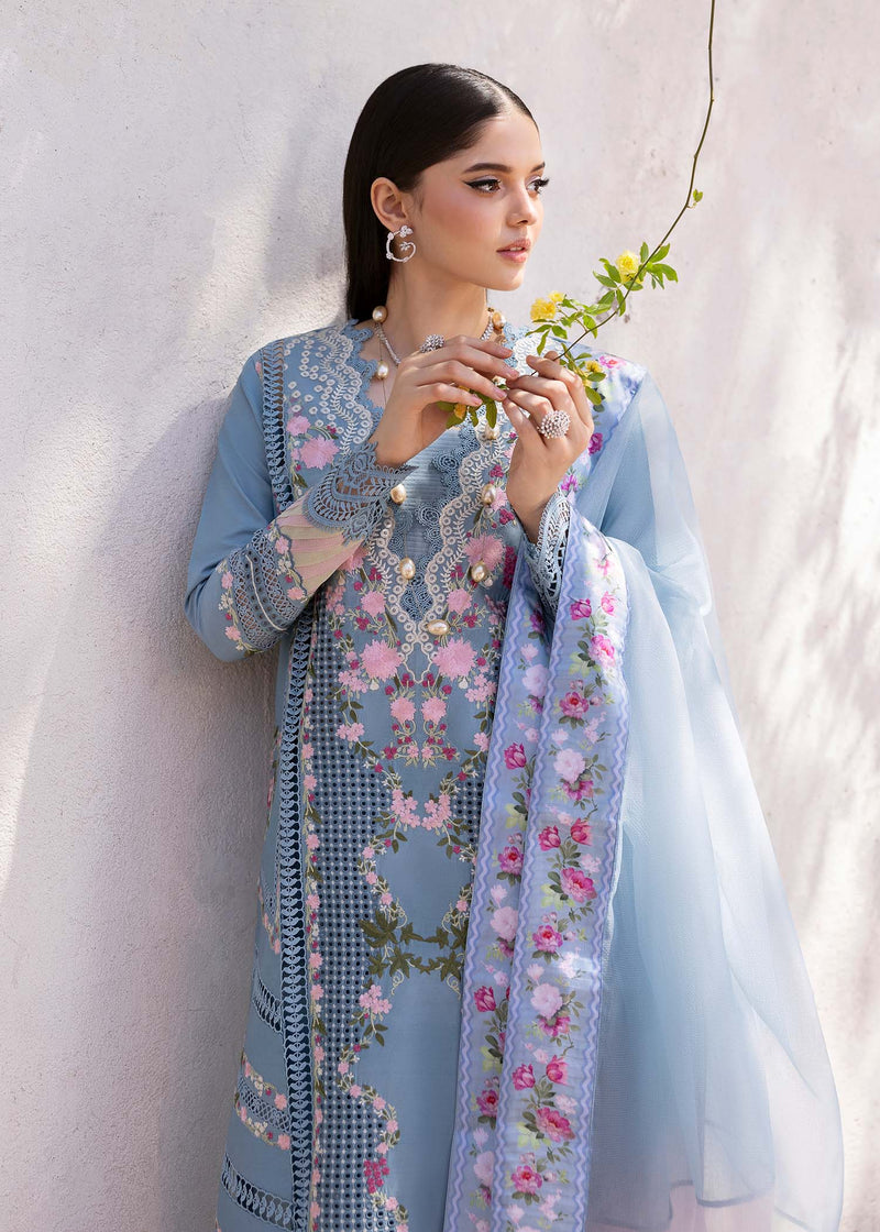 Bloom By Saira Shakira Unstitched 3 Piece Luxury Lawn Collection'2025-01-B-Zerene