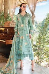 M.Prints By Maria B Unstitched 3 Piece Spring Summer Collection'2025-01-B