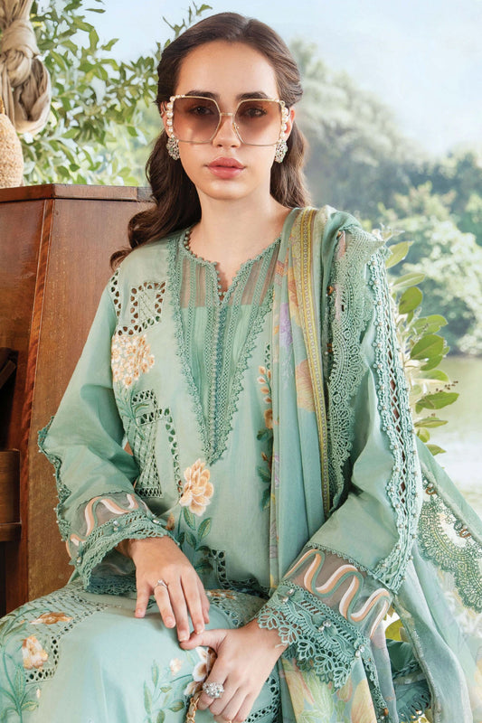 M.Prints By Maria B Unstitched 3 Piece Spring Summer Collection'2025-01-B