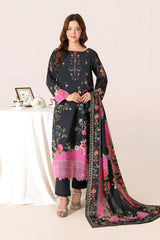 Ahlam By Safa Textile Printed Aniq 3pc Suit