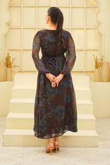 MeBae Stitched Maxi Collection-01-Midnight Floral Elegance