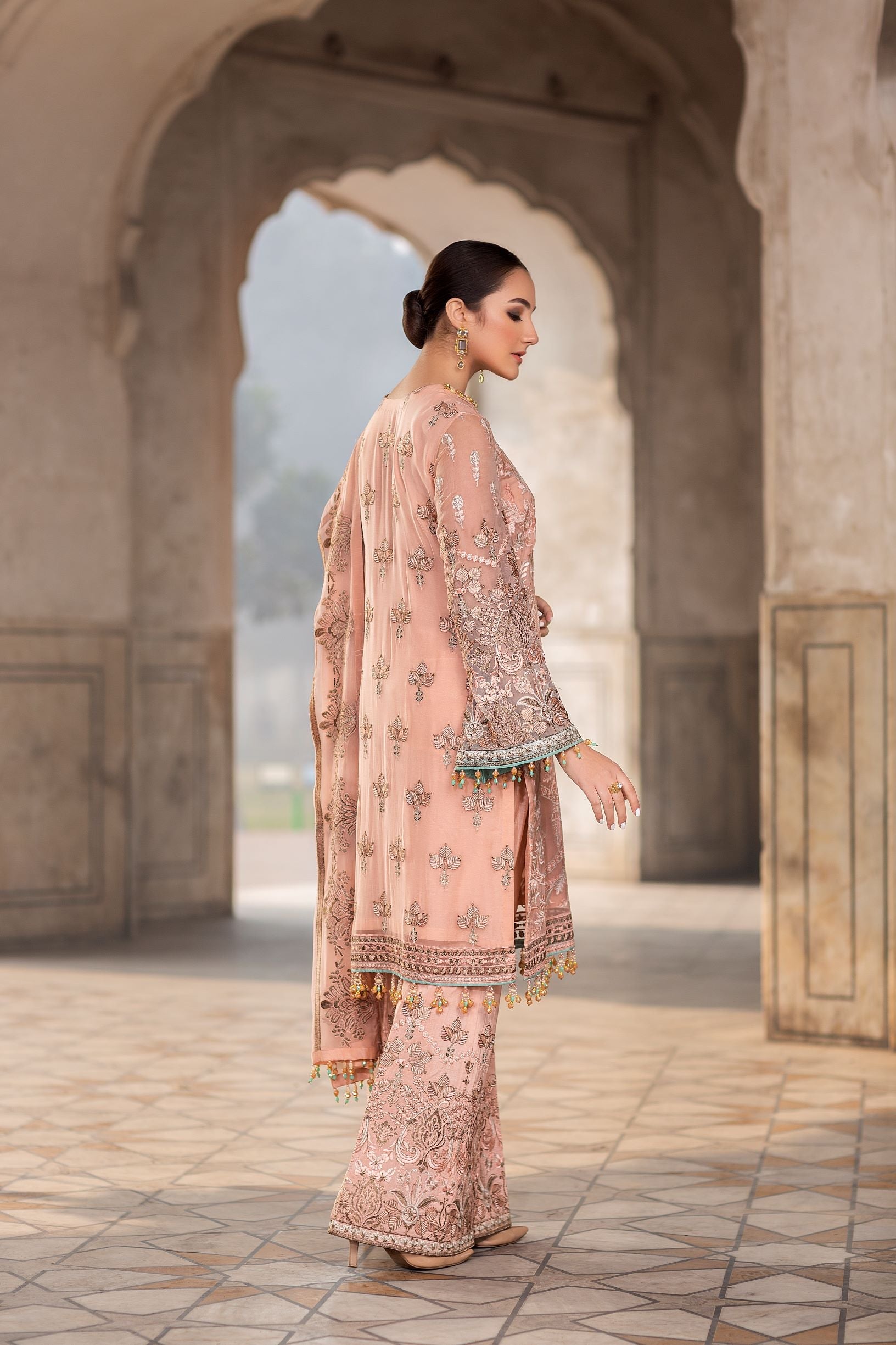 Flossie Unstitched 3 Piece Formals Executive Vol-02 Collection'2025-Soft Paled