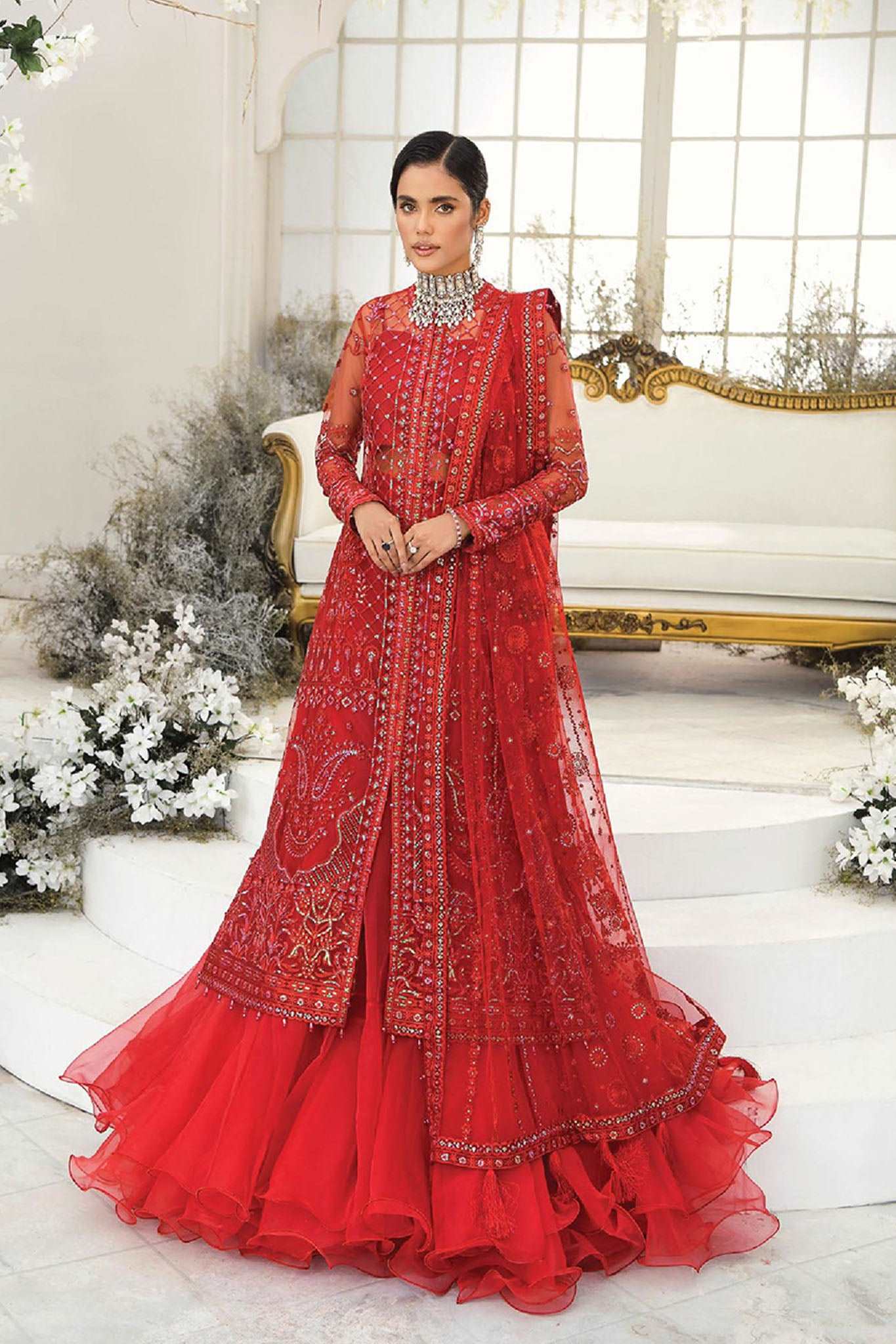 AIK Atelier Unstitched 3 Piece Luxury Wedding Festive Collection'2022-D-01