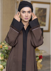 Hijab Ul Hareem Brown Musk Abaya