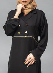 Hijab Ul Hareem Coat Style Designer Abaya 0119-P-951