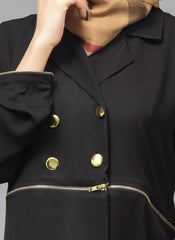 Hijab Ul Hareem Coat Style Designer Abaya 0119-P-951