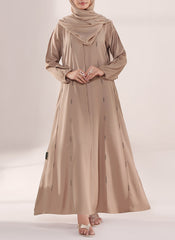 Hijab Ul Hareem Desert Glow Stone Work Nida Abaya | 0116-RC-1106