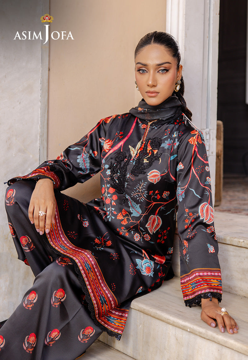 The Minimal Pret By Asim Jofa Stitched 3 Piece Formals Collection-AJPB-200