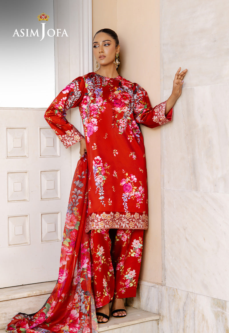 The Minimal Pret By Asim Jofa Stitched 3 Piece Formals Collection-AJPB-197