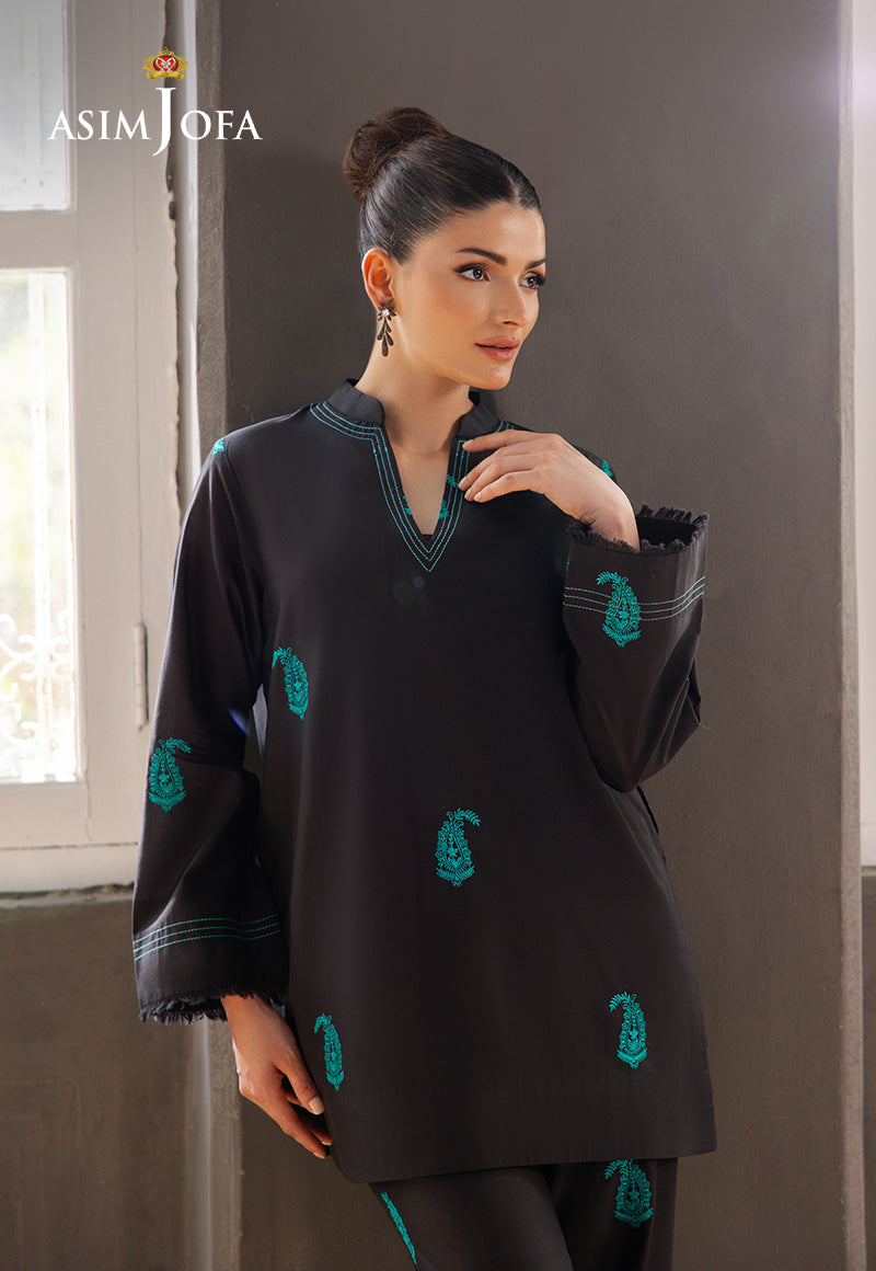 The Minimal Pret 2 By Asim Jofa Stitched 2 Piece Cambric Collection'2025-AJPB-213