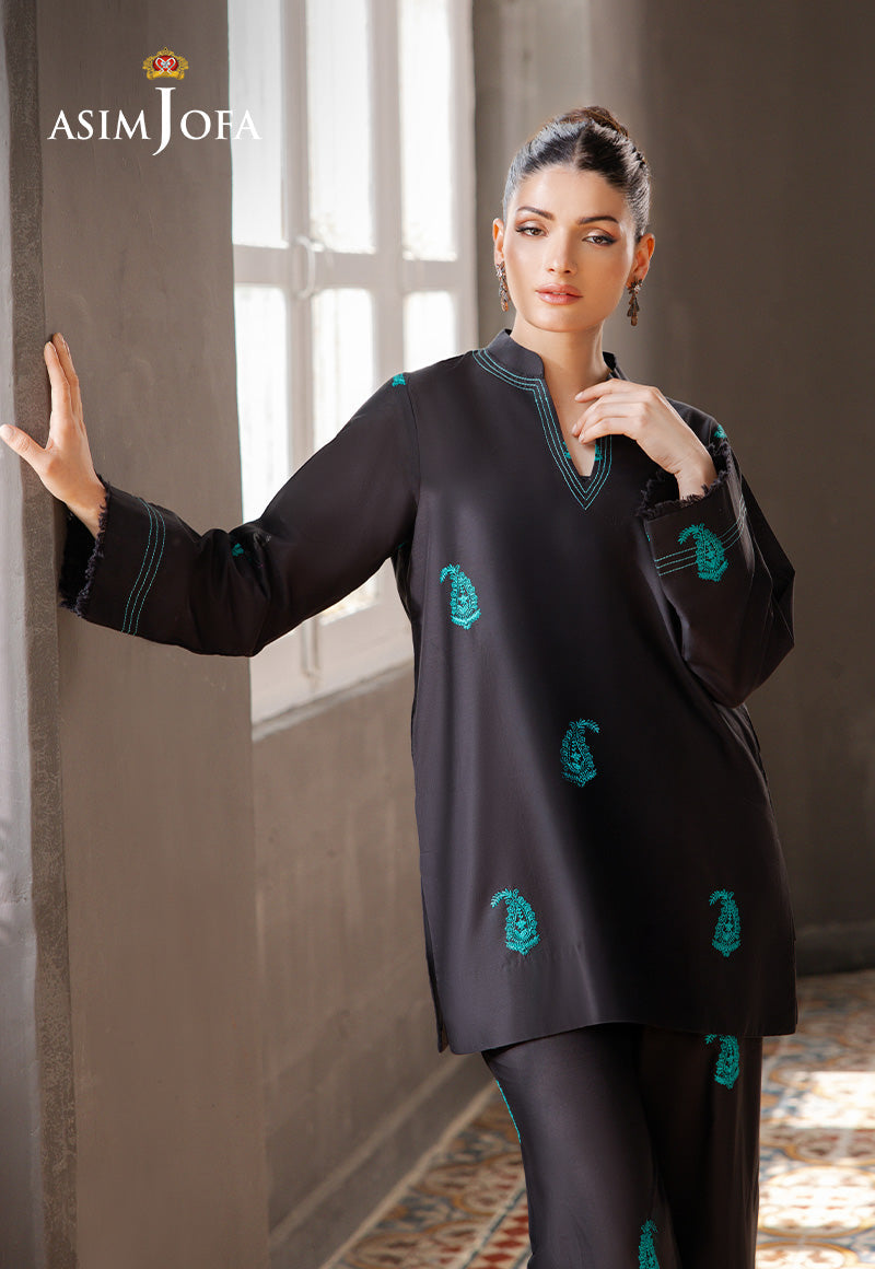 The Minimal Pret 2 By Asim Jofa Stitched 2 Piece Cambric Collection'2025-AJPB-213