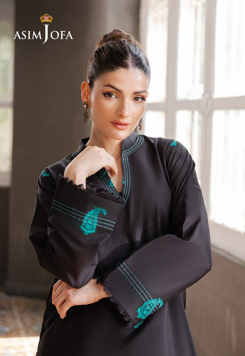 The Minimal Pret 2 By Asim Jofa Stitched 2 Piece Cambric Collection'2025-AJPB-213