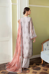 Safeera By Flossie Unstitched 3 Piece Formals Vol-09 Collection'2025-Vaporous Gray