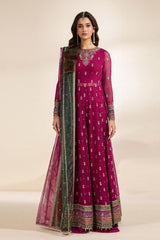 Meraki By Zarif Unstitched 3 Piece Luxury Formals Chiffon Edit Suit-ZR-MEK-01-SARSAR