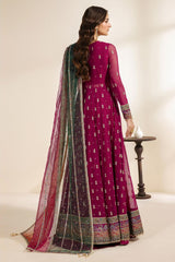 Meraki By Zarif Unstitched 3 Piece Luxury Formals Chiffon Edit Suit-ZR-MEK-01-SARSAR