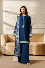 Mistfall By Panache Apparel Stitched 2-3 Piece Emb Cotton Ramadan Edit Suit-Linea