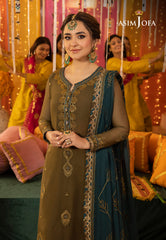 Asim Jofa Dastaan Ajda-16 Embroidered Chiffon 3 Pcs
