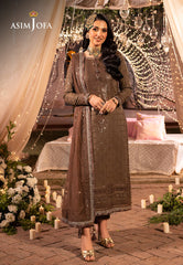 Asim Jofa Dastaan Ajda-05 Embroidered Lawn Silk 3 Pcs