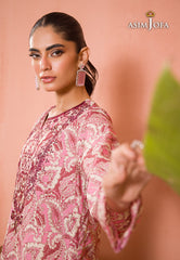 Asim Jofa Gul Rung Pret Collection Ajgr-03 Embroidered Cotton Silk 1 Pc