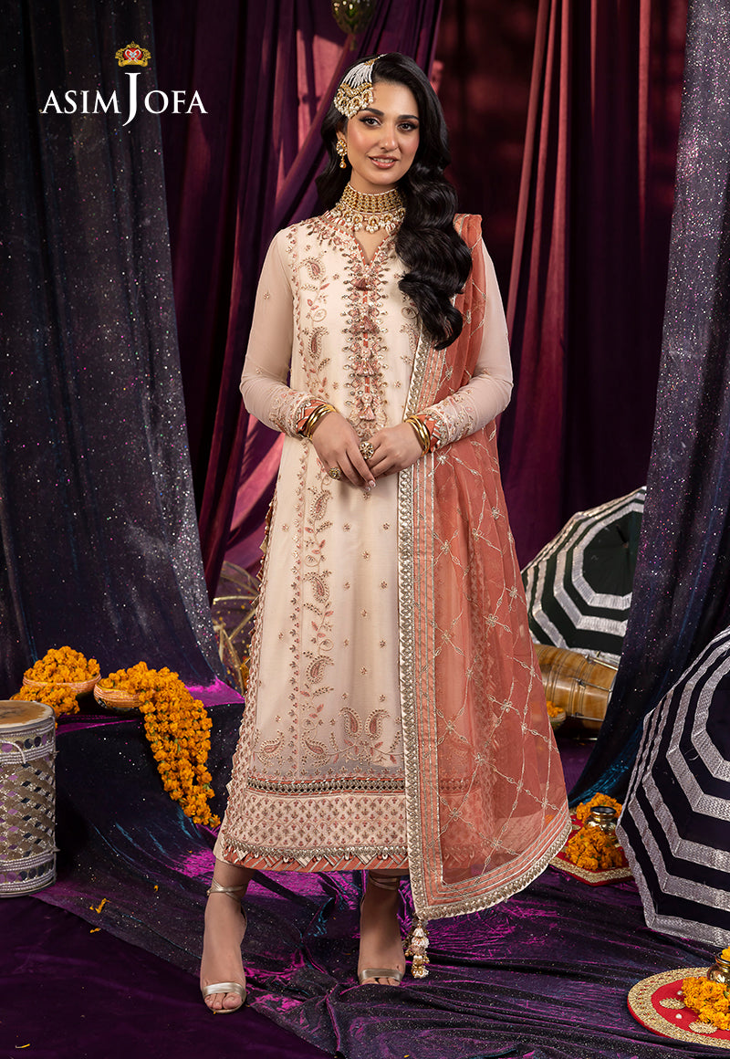 Asim Jofa Dastaan Ajda-13 Embroidered Chiffon 3 Pcs