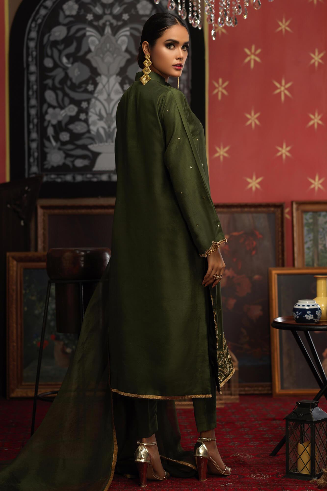 Arzish By Zaaviay Stitched Mishaal (Three Piece)