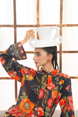 Panache Apparel-Stitched Summer Suit-Floral Mystery