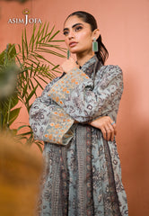 Asim Jofa Gul Rung Pret Collection Ajgr-08 Printed Cotton Silk 2 Pcs