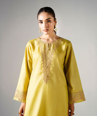 Zarqash By Kross Kulture Stitched 2PC - Raw Silk Suit Collection'2025-0001871-XSM-OLI