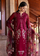 Bloom By Saira Shakira Unstitched 3 Piece Luxury Lawn Collection'2025-02-A-Hanging Gardens