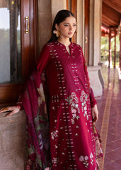 Bloom By Saira Shakira Unstitched 3 Piece Luxury Lawn Collection'2025-02-A-Hanging Gardens