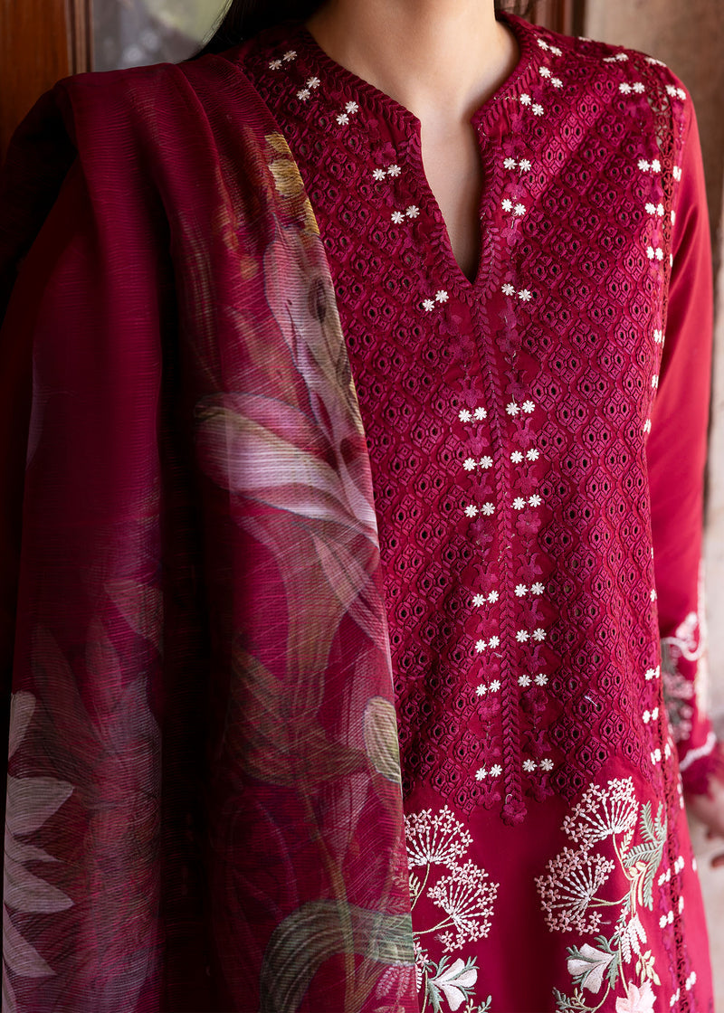 Bloom By Saira Shakira Unstitched 3 Piece Luxury Lawn Collection'2025-02-A-Hanging Gardens