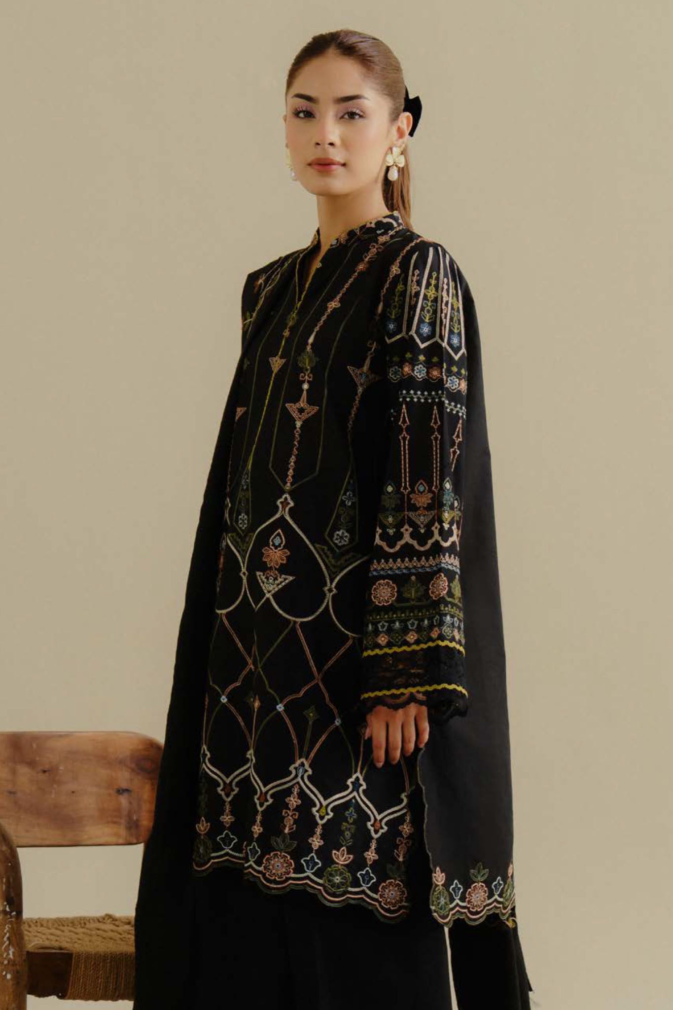 COCO By Zara Shah Jahan Unstitched 3 Piece Lawn Drop 2 Collection'2025-02-A-Iris