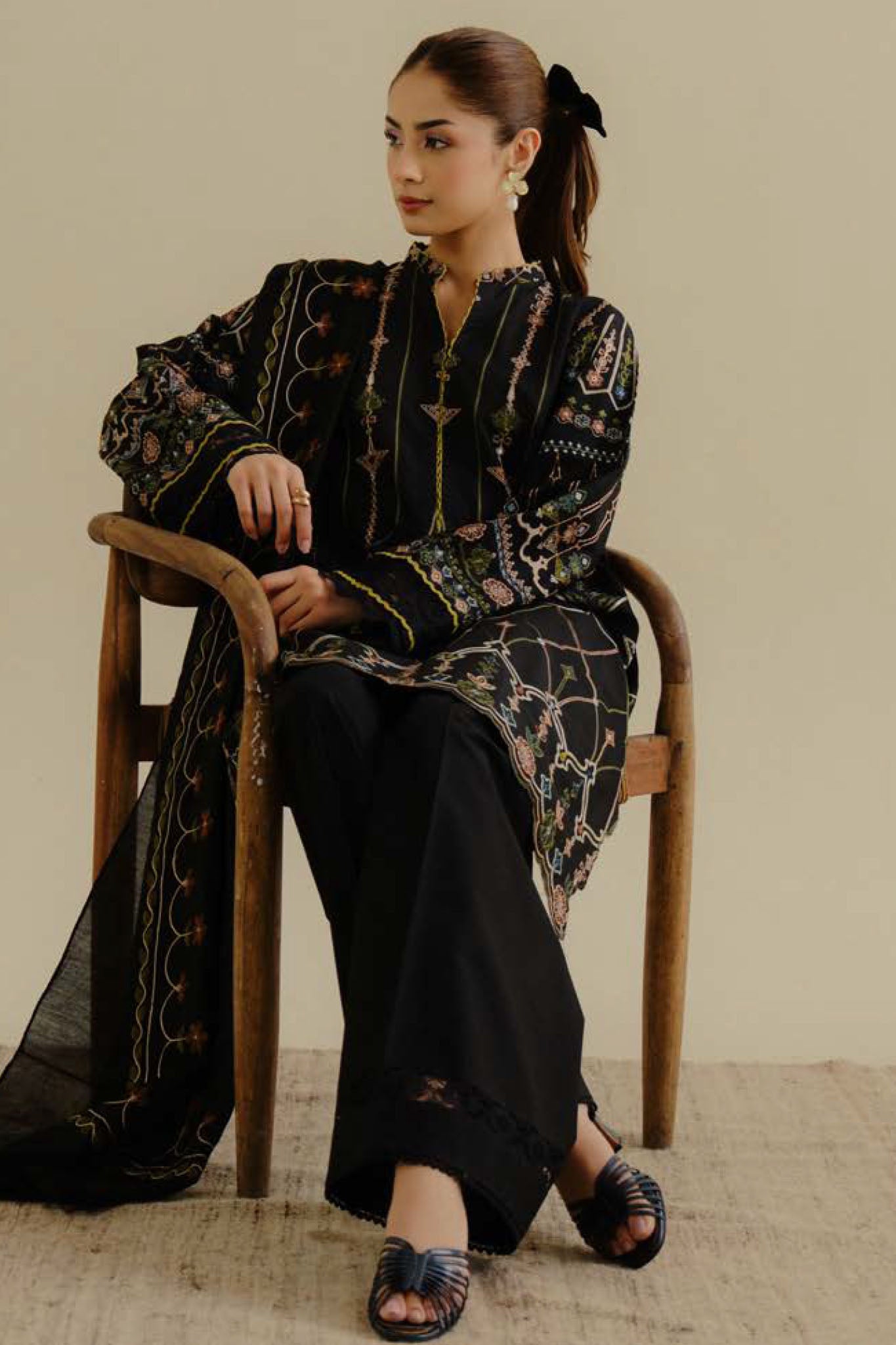 COCO By Zara Shah Jahan Unstitched 3 Piece Lawn Drop 2 Collection'2025-02-A-Iris