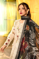 M.Basics By Maria B Unstitched 3 Piece Lawn Vol-01 Collection-02-A