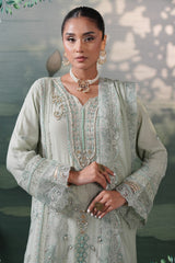 Silvana By Guzel Stitched 3 Piece Luxury Chiffon Collection'2025-02-Alva