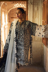 Elan Unstitched 3 Piece Luxury Lawn Collection'2025-02-B-Isla