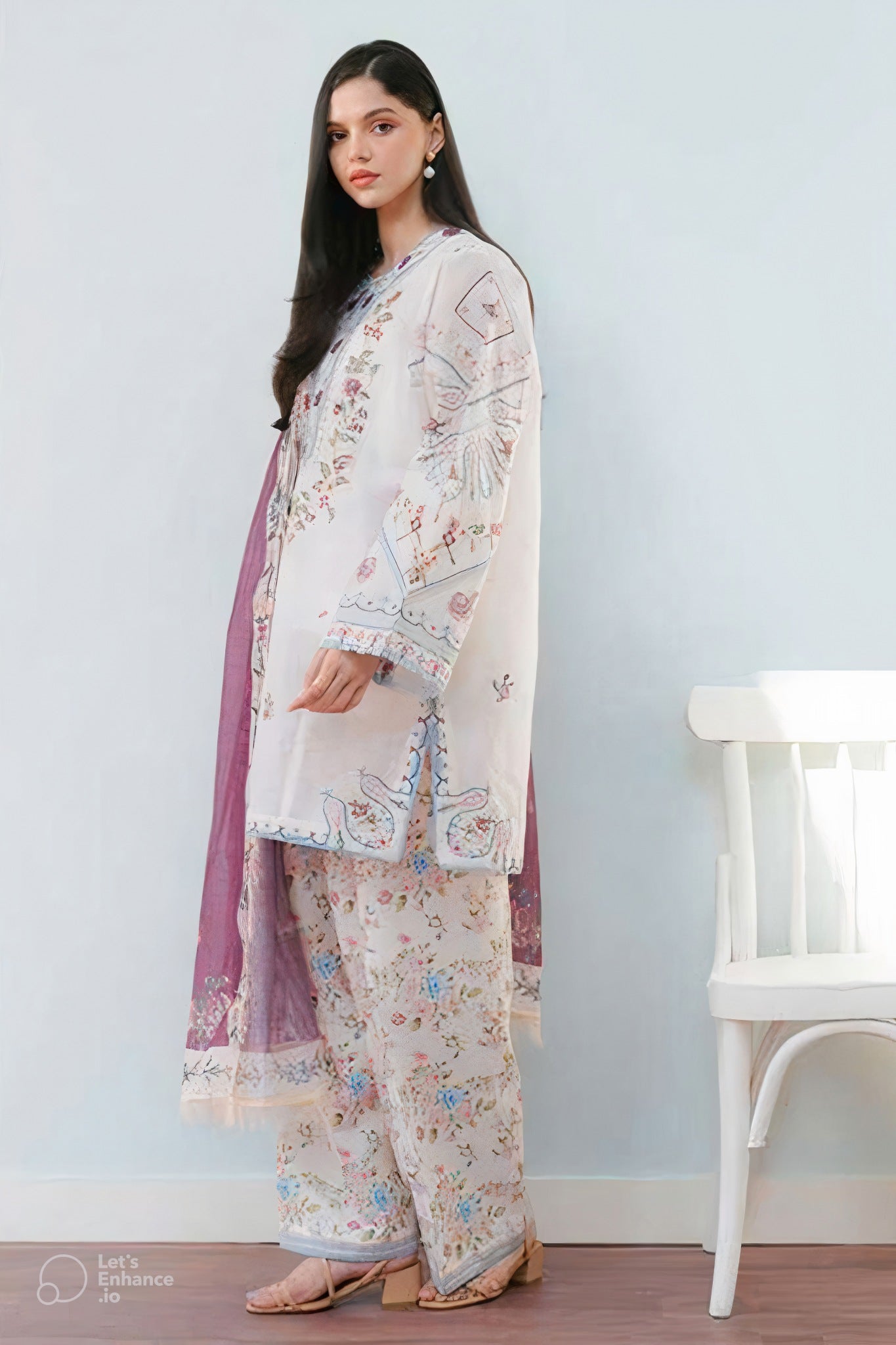 Coco by Zara Shah Jahan Embroidered Lawn Suits Unstitched 3 Piece CZS25EE D-10 Isle - Summer Collection