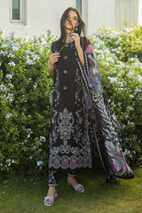 The Secret Garden Hemline By Mushq Unstitched 3 Piece Summer Collection'2025-02-B-Thorned Grace