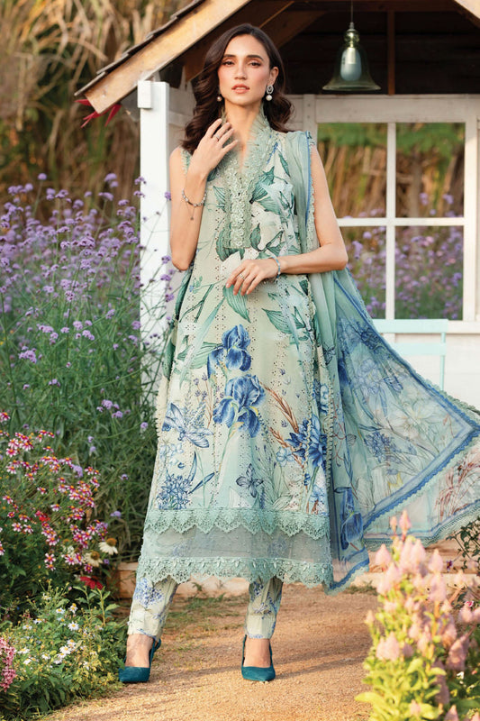 M.Prints By Maria B Unstitched 3 Piece Spring Summer Collection'2025-02-B