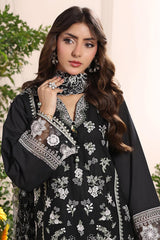 Irha By Guzel Stitched 3 Piece Luxury Cotton Suit-02-Mirel