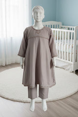 Aroob Stitched Co Ords Kids Winter Collection'2025-D-0227-Grey