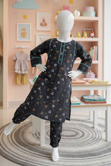 Aroob Stitched Co Ords Kids Winter Collection'2025-D-0228-Black