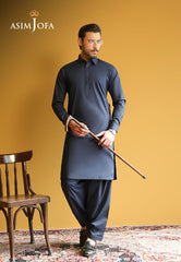 Asim Jofa Unstitched 2 Piece Egyptian Cotton Men's Eid Edit-AJUBM-08